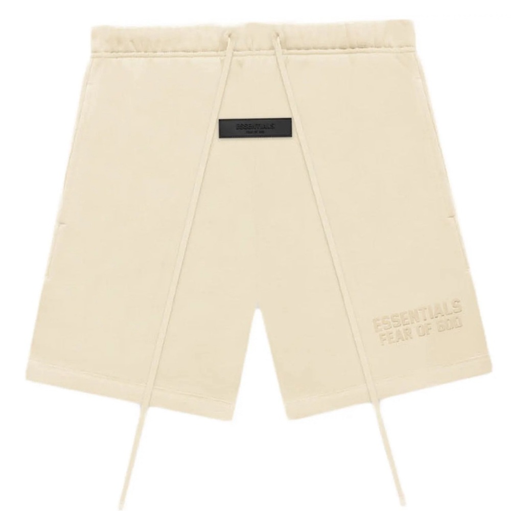 Fear Of God ESSENTIALS sweatshorts egg shell cream brand new deadstock rare